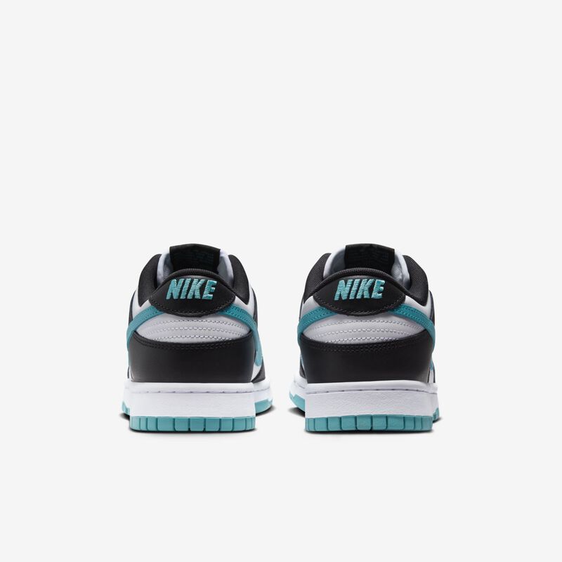 Nike Dunk Low Retro, Blanco/Negro/Cactus Empolvado, hi-res