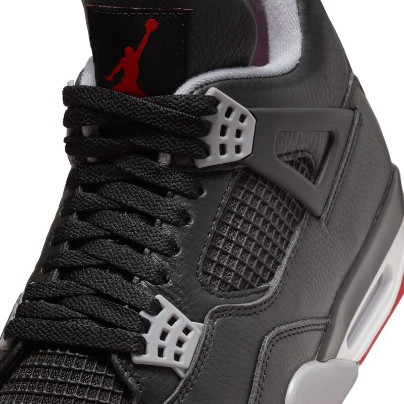Air Jordan 4 Retro "Bred Reimagined", Negro/Gris cemento/Blanco cumbre/Rojo fuego, hi-res