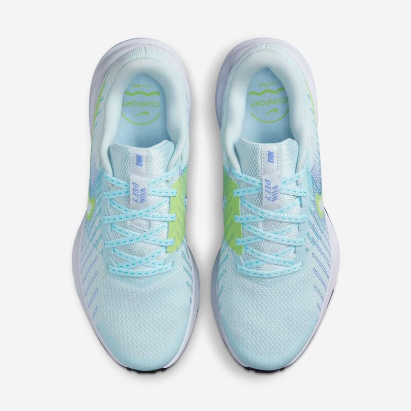 Nike Run Defy, Azul Glacial/Royal Pulso/Cactus Empolvado/Toque De Limón Claro, hi-res
