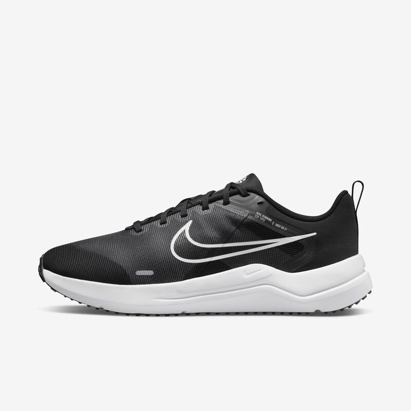 Nike Downshifter 12, Negro/Gris humo oscuro/Platino puro/Blanco, hi-res