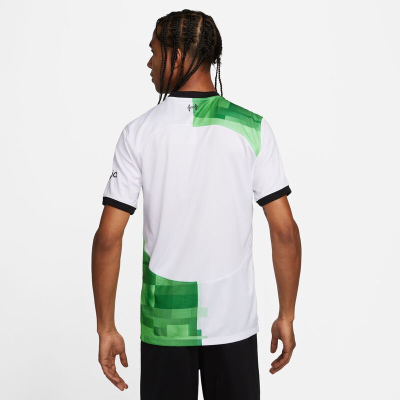 Liverpool FC visitante 2023/24 Stadium, Blanco/Chispa Verde/Negro, hi-res