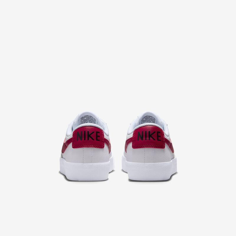 Nike Blazer Low 77, Blanco/Rojo Gimnasio-Negro, hi-res