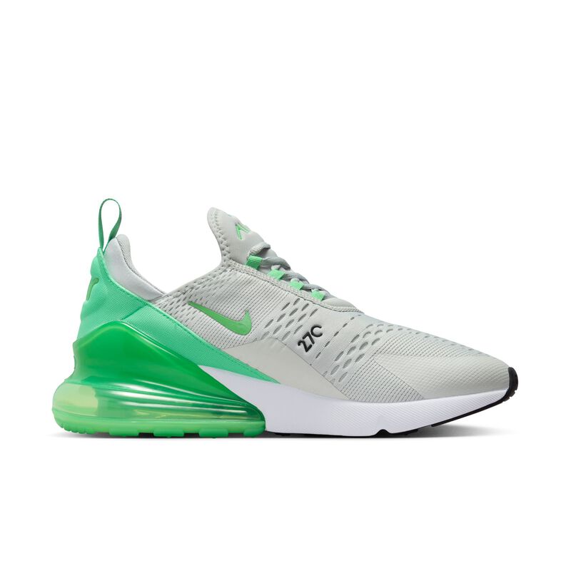 Nike Air Max 270, Plata Claro/Verde Shock-Negro-Blanco, hi-res
