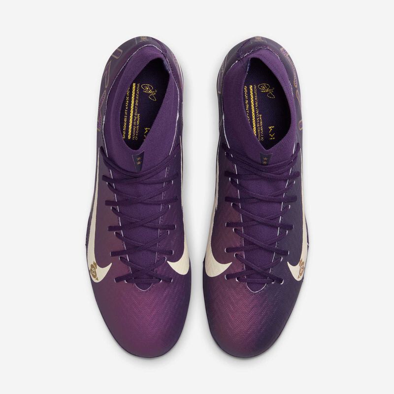 Nike Mercurial Superfly 10 Academy "Kylian Mbappé", Morado Grandioso/Marfil Pálido, hi-res