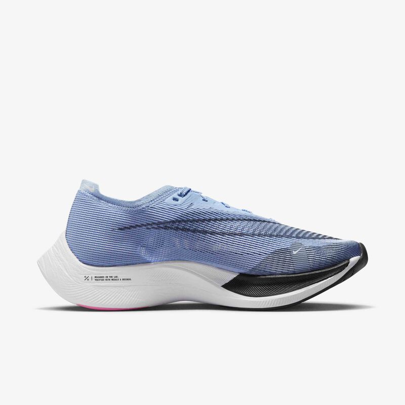 Nike ZoomX Vaporfly Next, Cobalto felicidad/Pizarra cenizo/Gris fútbol/Negro, hi-res