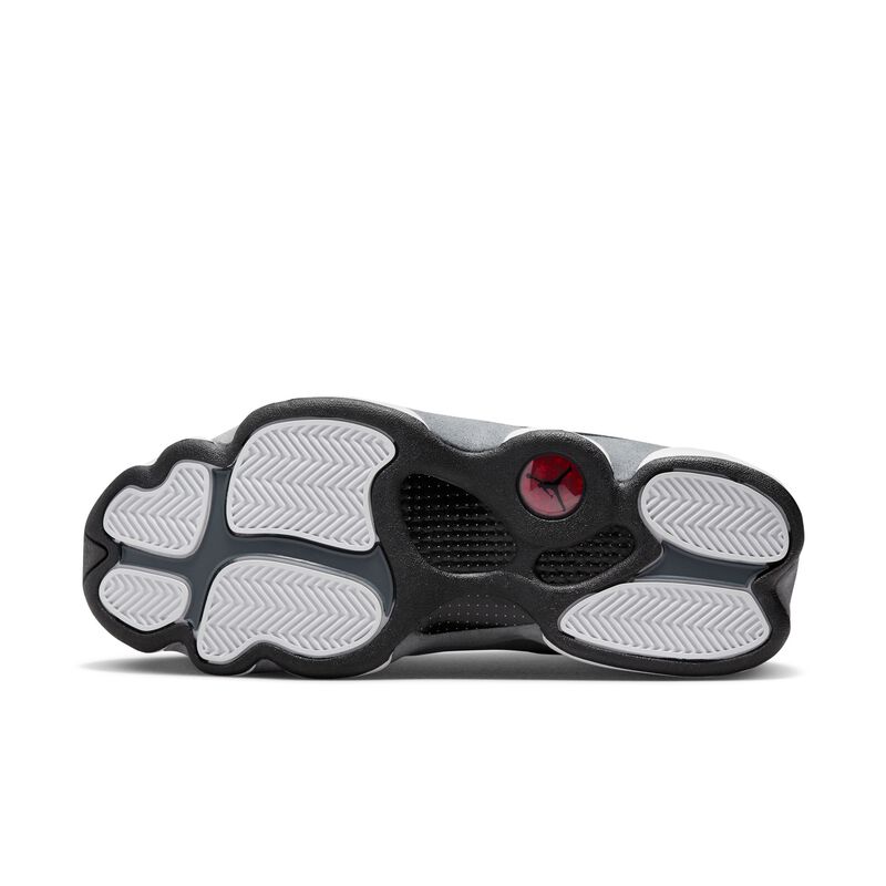 Air Jordan 13 Retro, Negro/Gris Flint/Blanco/Rojo Universitario, hi-res