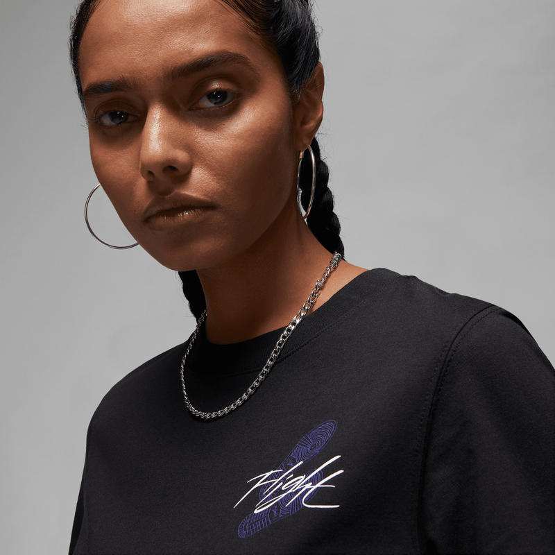 Jordan Flight T-Shirt, NEGRO, hi-res
