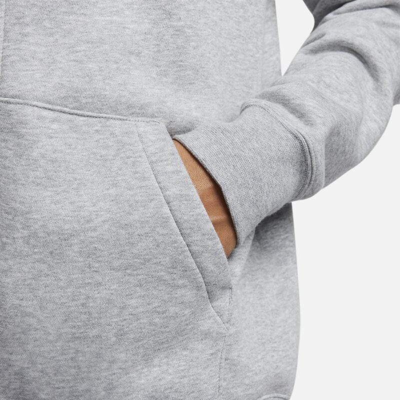 Nike Sportswear Club Fleece, Gris oscuro jaspeado/Blanco, hi-res