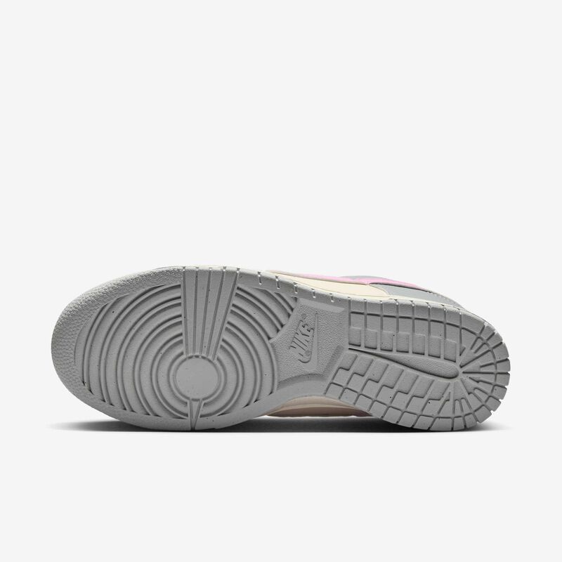 Nike Dunk Low, Gris Humo Claro/Marfil Pálido/Rosa Amanecer, hi-res