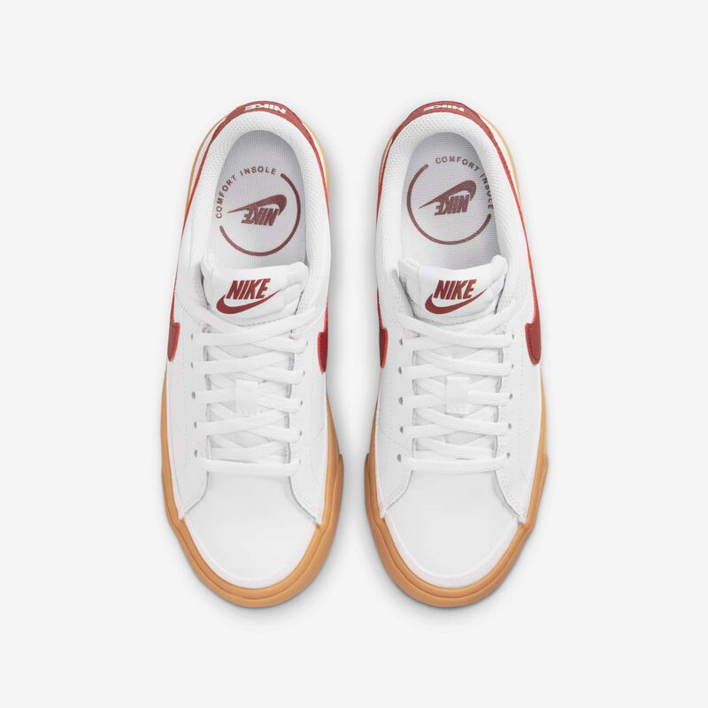 Nike Court Legacy, Equipo Blanco/Amarillo Goma/Rojo, hi-res