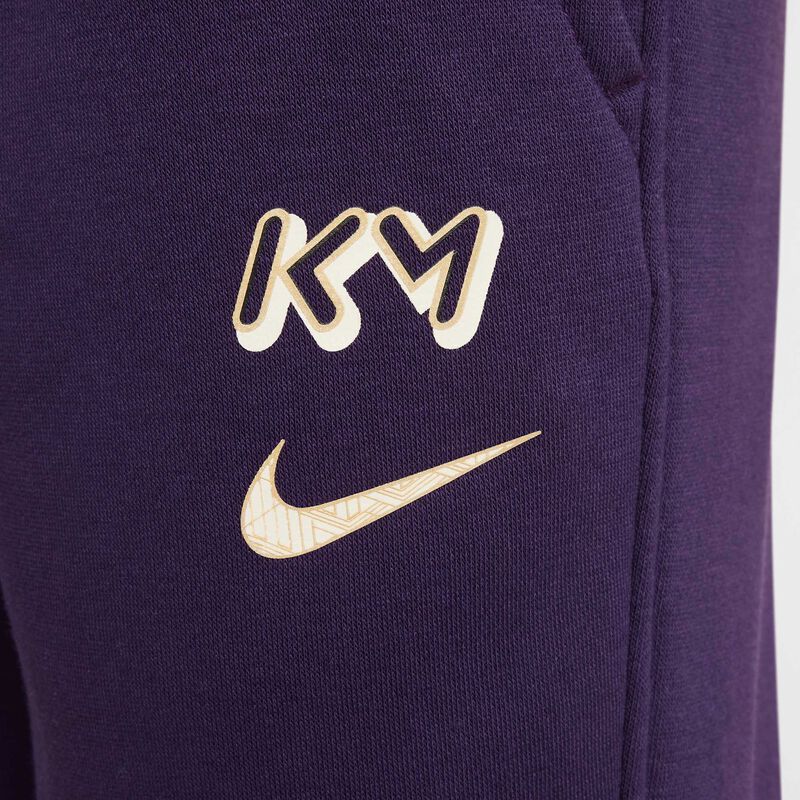 Kylian Mbappé Club Fleece, Morado Grandioso/Marfil Pálido/Oro Metalizado, hi-res
