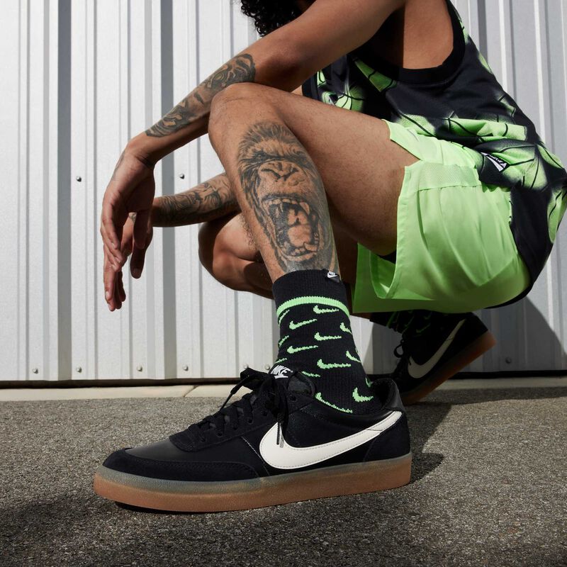 Nike Killshot 2 Leather, Negro/Amarillo Goma/Vela, hi-res