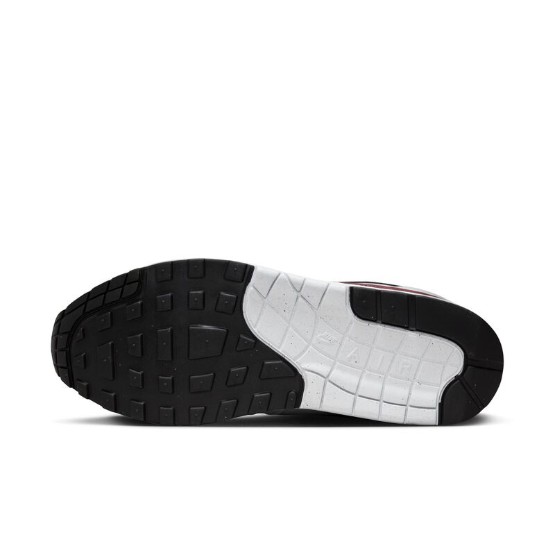 Nike Air Max 1, Blanco/Rojo Equipo Oscuro/Platino Puro/Negro, hi-res
