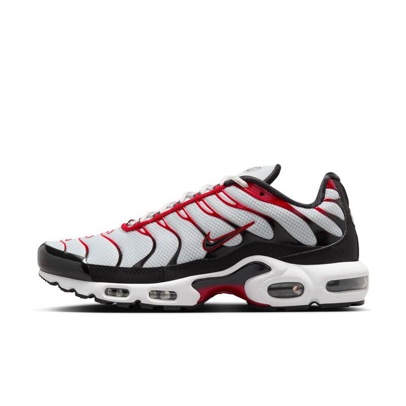 Nike Air Max Plus, Platino Puro/Negro/Blanco/Rojo Universitario, hi-res