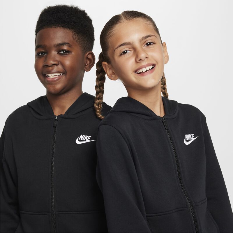 Nike Club Fleece, Blanco/Negro, hi-res