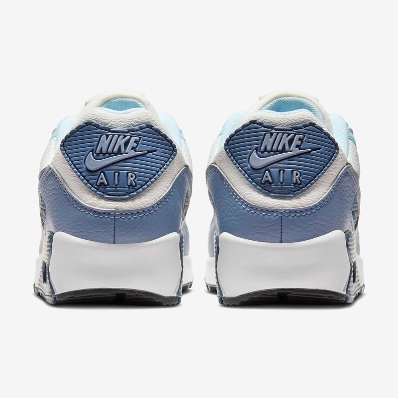 Nike Air Max 90, Blanco Cumbre/Negro-Cenizo Pizarra-Azul Tinte, hi-res