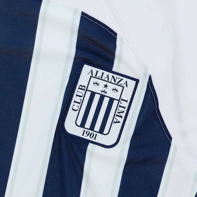 Nike Camiseta Alianza Lima 2024 Local, Azul marino medianoche/Blanco/Dorado, hi-res