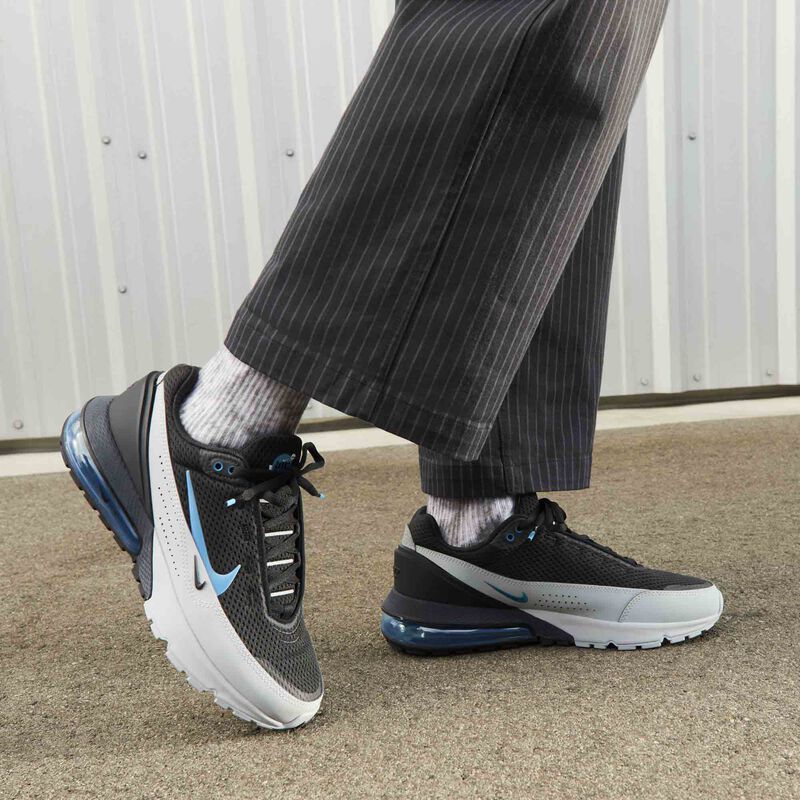 Nike Air Max Pulse, Negro/Azul láser-Gris humo, hi-res