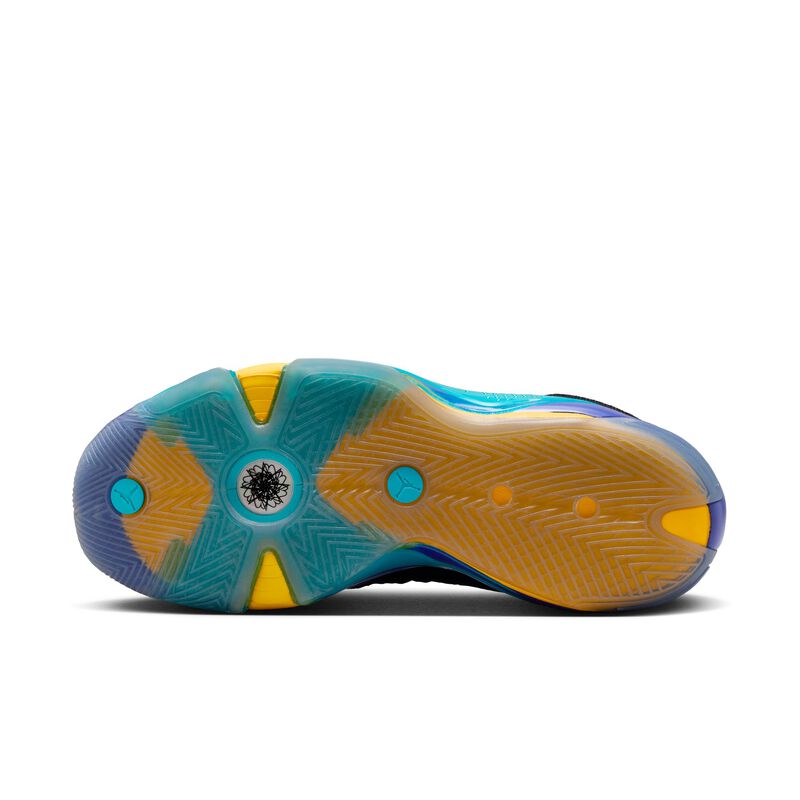 Air Jordan XXXVIII "Aqua", Negro/Concordia brillante/Tono aguamarina/Rojo genuino, hi-res