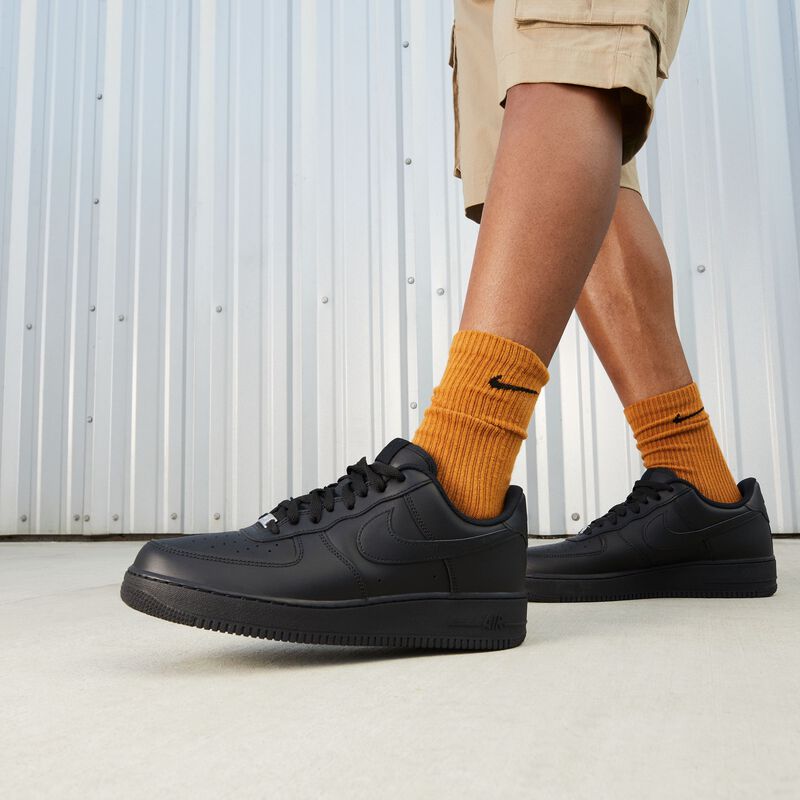 Nike Air Force 1 '07, Negro/Negro, hi-res
