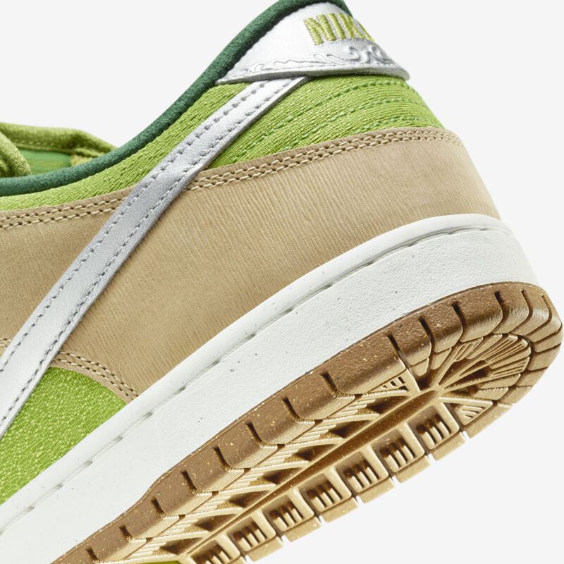 Nike SB Dunk Low Pro, Sésamo/Pera/Abeto/Plata Metalizado, hi-res