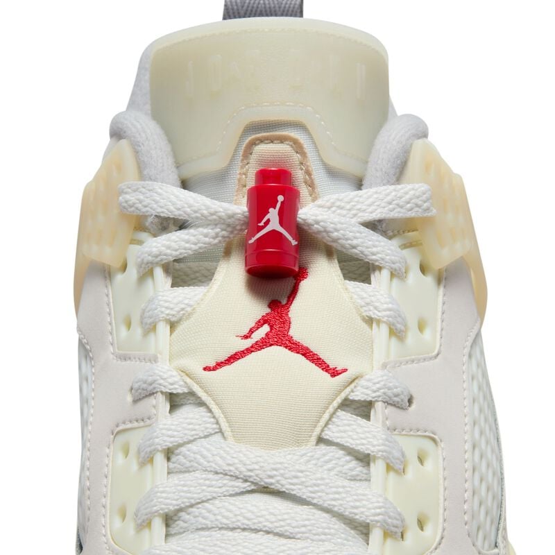 Jordan Spizike Low, Vela/Leche de coco/Arenisca/Rojo universitario, hi-res