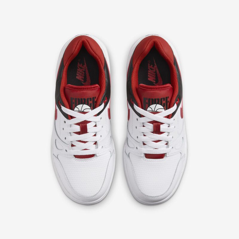 Nike Full Force Low, Blanco/Negro/Naranja Del Equipo/Rojo Místico, hi-res