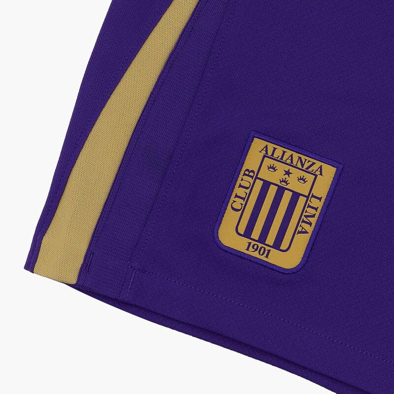 Nike Short Morado Alianza Lima 2025, Morado/Dorado, hi-res
