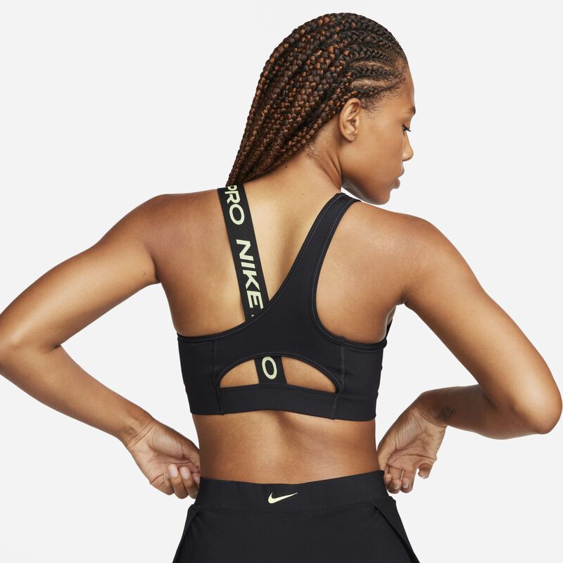 Nike Pro Swoosh, Negro/Toque de limón claro/Toque de limón claro, hi-res