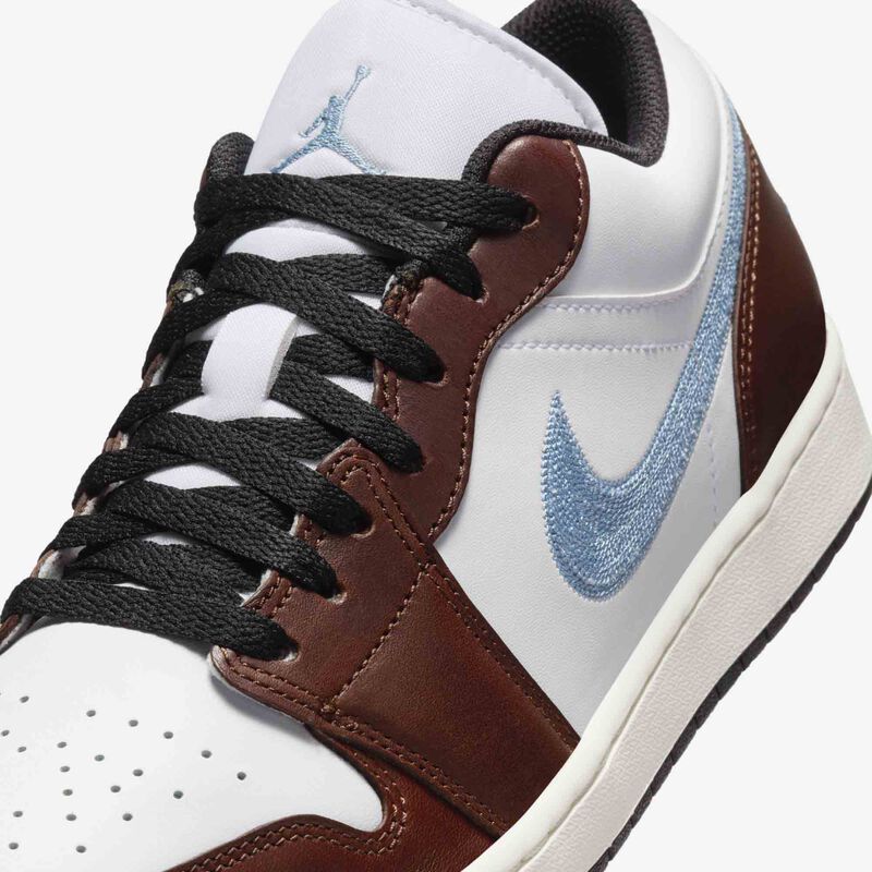 Air Jordan 1 Low SE, Blanco/Azul Gris-Negro-Vela, hi-res