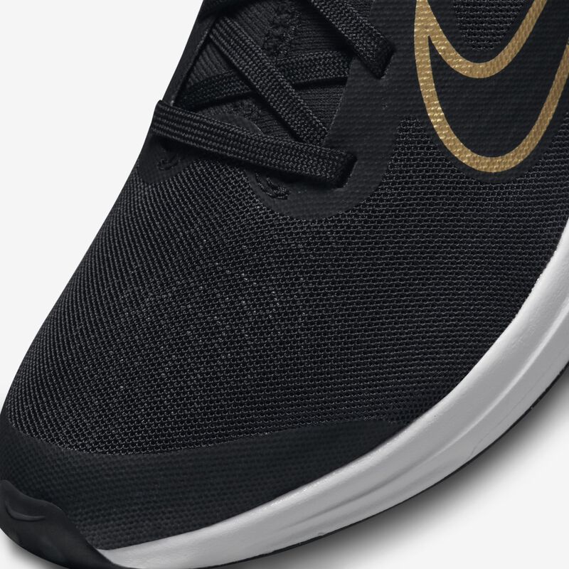 Nike Air Zoom Arcadia 2, Negro/Oro Metálico-Gris Lobo-Blanco, hi-res