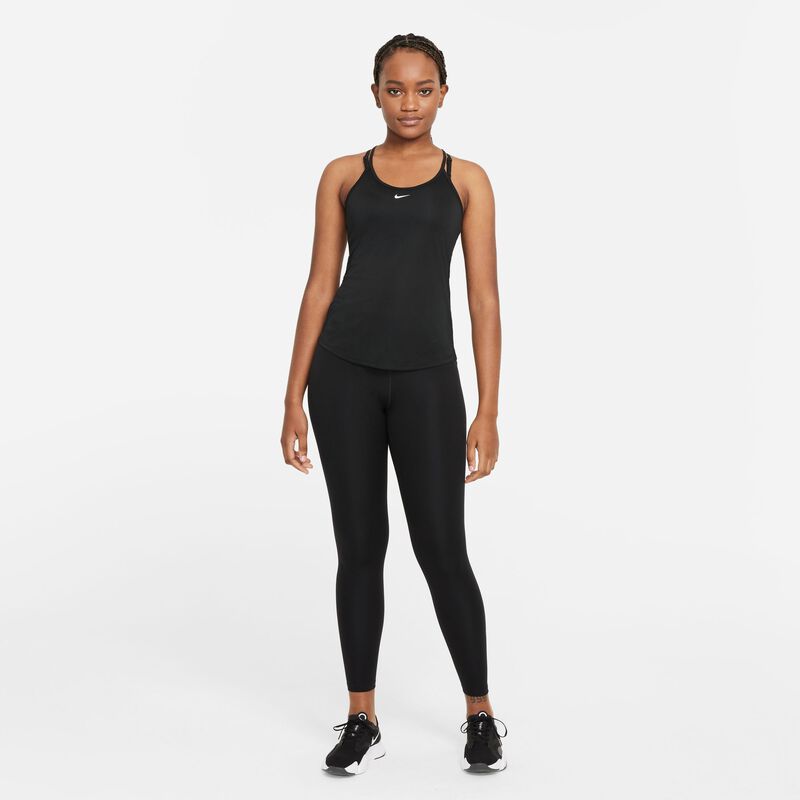 Nike Dri-FIT One Elastika, Negro/Blanco, hi-res