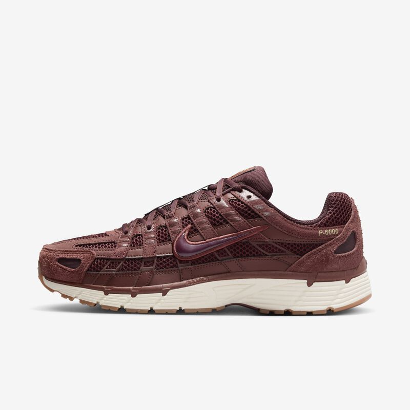 Nike P-6000 SE, Pony Oscuro/Oro Metalizado/Marfil Pálido/Burgundy Crush, hi-res
