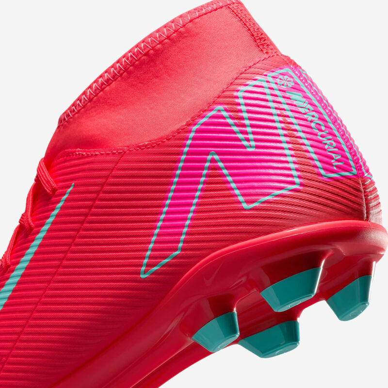 Nike Mercurial Superfly 10 Club, Brasa Resplandor/Verde Aurora, hi-res