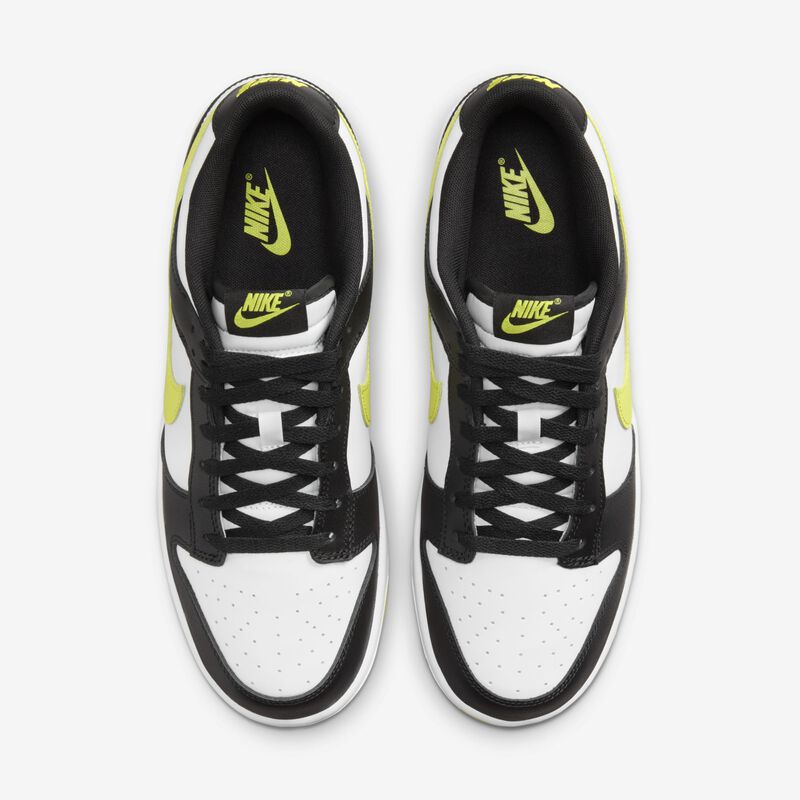 Nike Dunk Low Retro, Blanco/Negro/Cactus Brillante, hi-res