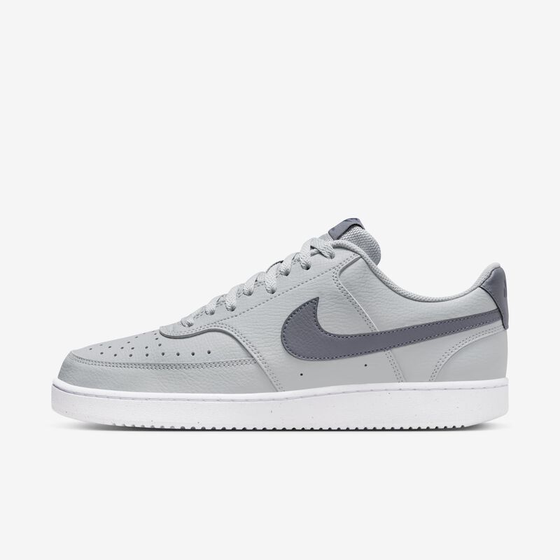 Nike Court Vision Low Next Nature, Gris lobo/Azul marino medianoche/Blanco/Carbón claro, hi-res