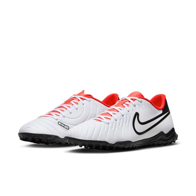Nike Tiempo Legend 10 Club TF, Blanco/Carmesí brillante/Negro, hi-res