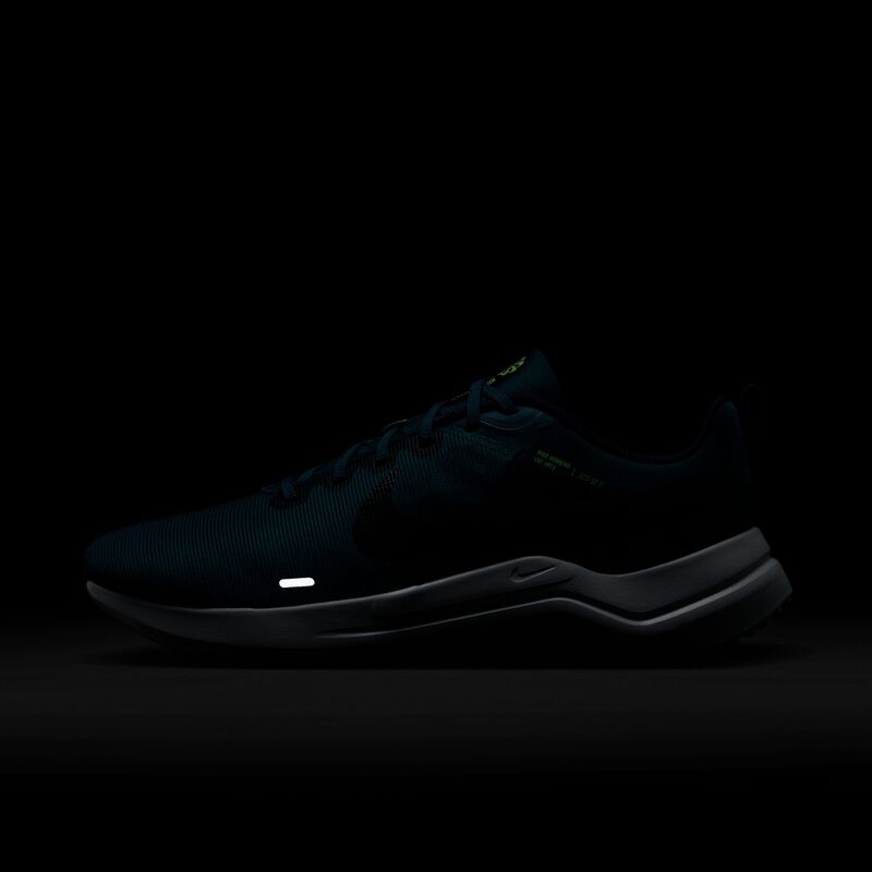 Nike Downshifter 12, Verde azulado geoda/Tinta violeta/Explosión lima/Negro, hi-res