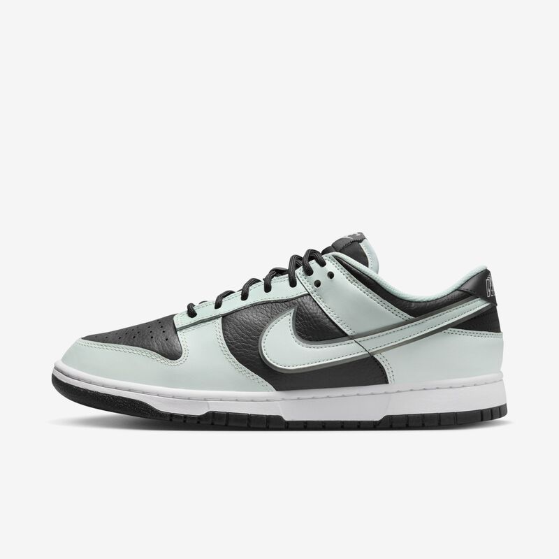 Nike Dunk Low Retro Premium, Gris Ahumado Oscuro/Blanco/Verde Claro, hi-res