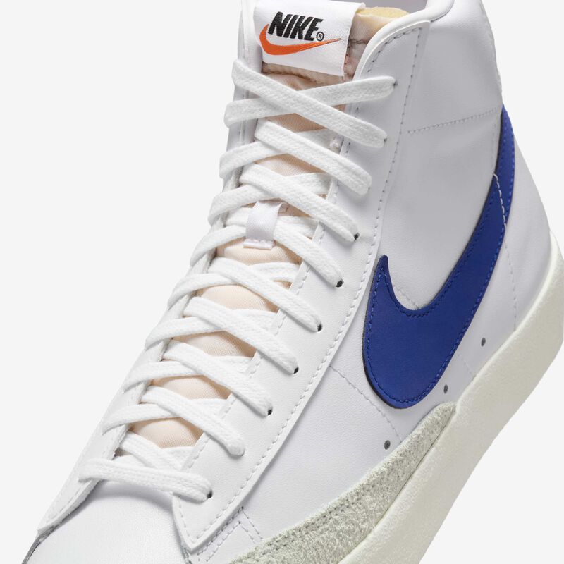 Nike Blazer Mid '77 Vintage, Blanco/Blanco Cumbre/Vela/Azul Royal Intenso, hi-res