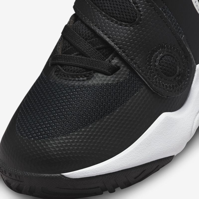Nike Team Hustle D 11, Negro/Blanco, hi-res