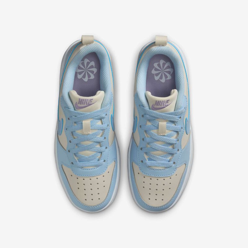 Nike Court Borough Low Recraft, Perla suave/Hortensias/Blanco/Azul celestino, hi-res