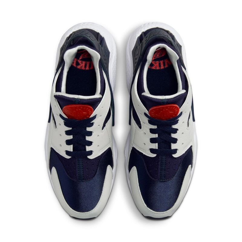 Nike Air Huarache, Obsidiana oscura/Polvo de fotones/Blanco/Rojo pista, hi-res