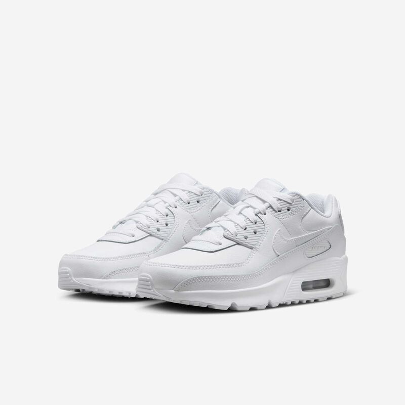 Nike Air Max 90, Blanco/Plata Metalizado/Blanco/Blanco, hi-res