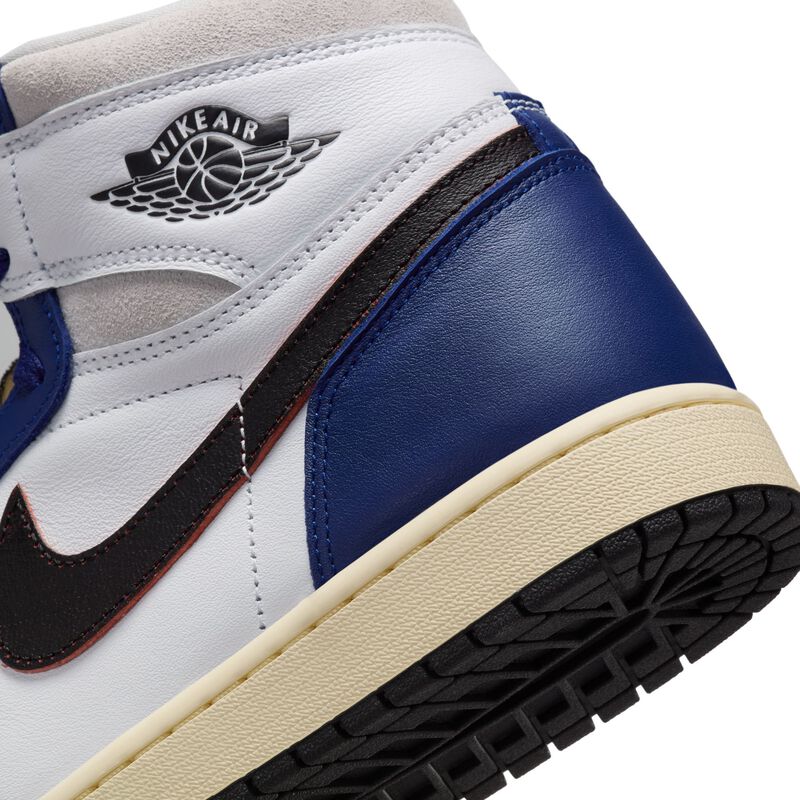 Air Jordan 1 Retro High OG, Blanco/Gris Neutro/Azul Royal Intenso/Negro, hi-res