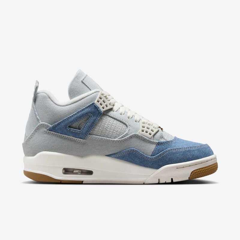 Air Jordan 4 Retro "Worn Blue", Vela/Marrón claro goma/Azul gastado/Vela, hi-res