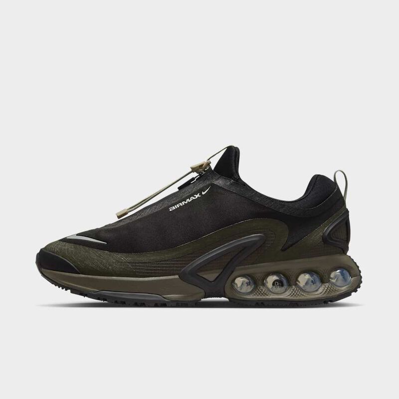 Nike Air Max Dn Roam, Negro/Met&aacute;lico Plata-Cargo Caqui-Piedra-Cargo Caqui, hi-res