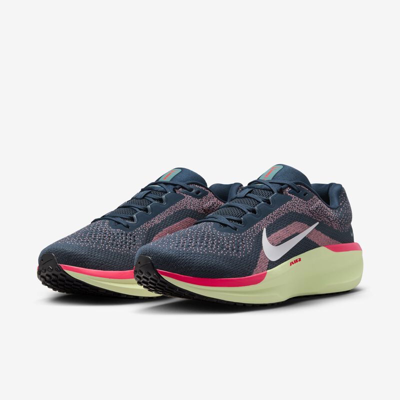 Nike Winflo 11, Azul Marino Militar/Voltio Ligero/De Costa A Costa/Ponche Cálido, hi-res