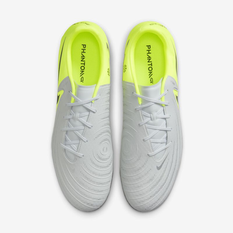 Nike Phantom GX 2 Academy, Plata Metalizada/Negro-Voltio, hi-res