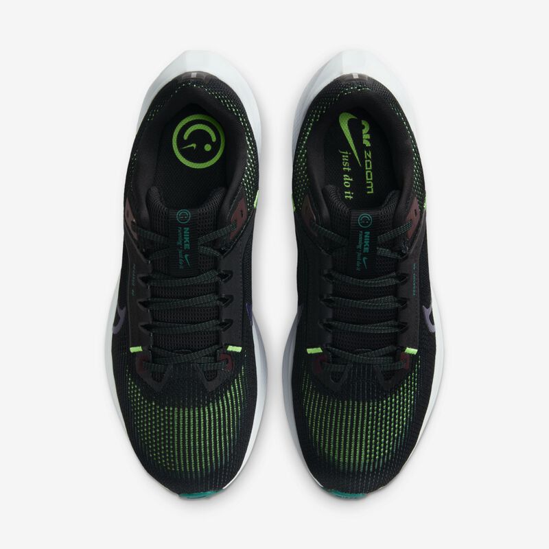 Nike Pegasus 40, Negro/Burdeos enérgico/Azul verdoso geoda/Morado tinta, hi-res
